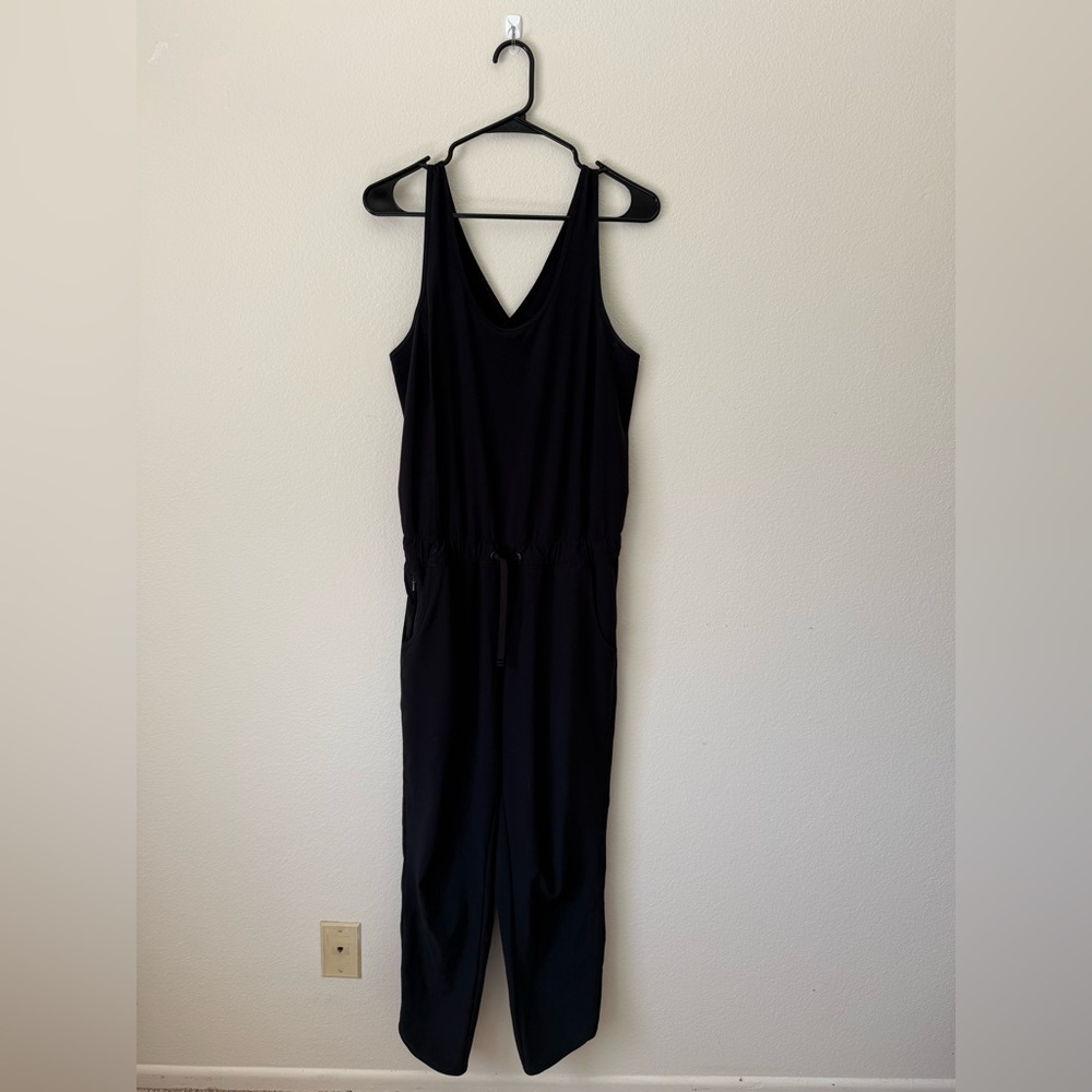 Patagonia Black V-Neck Jumpsuit